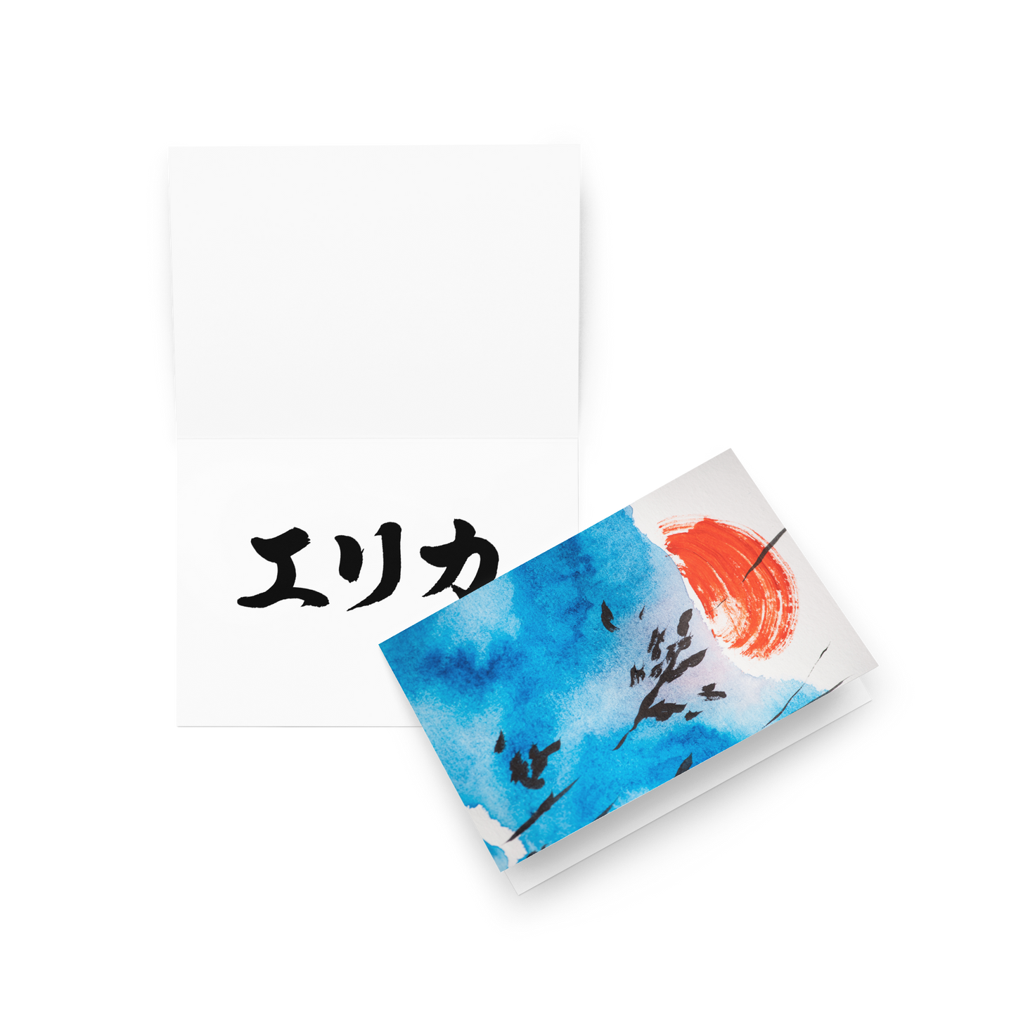 Greeting Card, Recipient's Name In Japanese