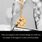 Your Custom Japanese Zodiac & Heavenly Stems Engraved Heart Keychain