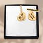Your Custom Japanese Zodiac & Heavenly Stems Engraved Heart Keychain