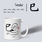 Japanese Zodiac Hand-Drawn Calligraphy Mug